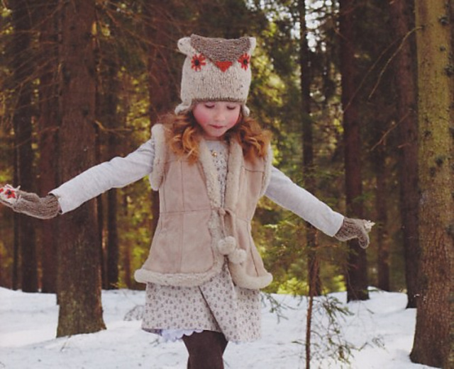 #15 Owl Hat and Mittens