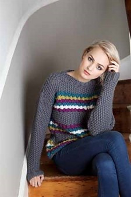 Bobble Striped Jumper