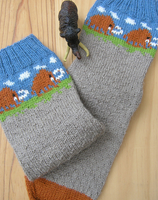 Mammoth steppe socks