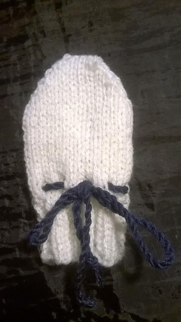 Knitted Baby Mittens