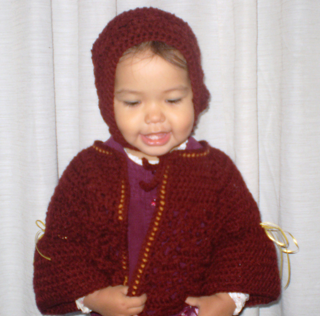 The Rose Cardigan And Bonnet