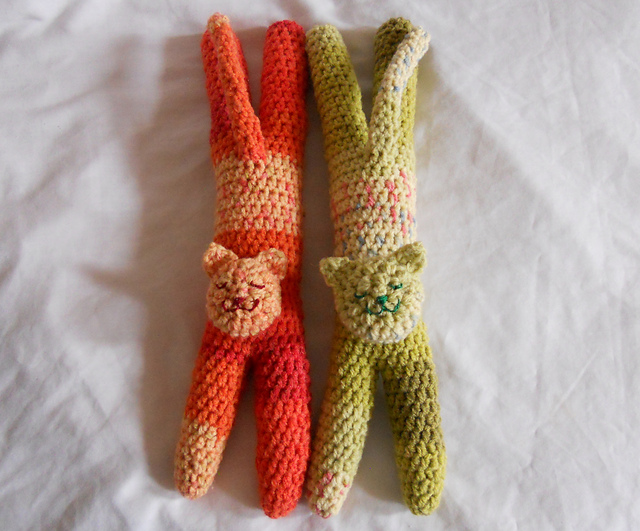 Crocheted Napping Cat
