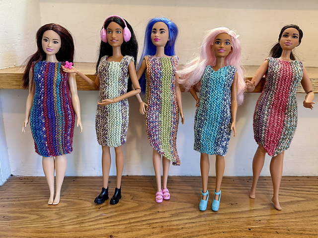 One Size Fits All Barbie Dresses