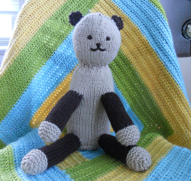 Knit Teddy Bear