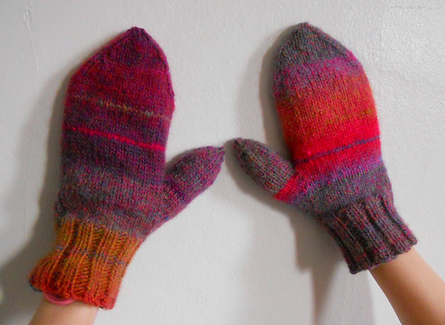 Multicolored Mittens
