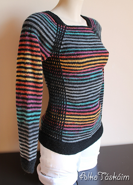 Op art pullover