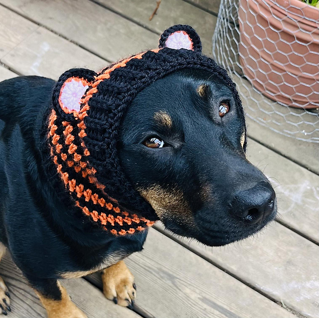Tiger Dog Snood