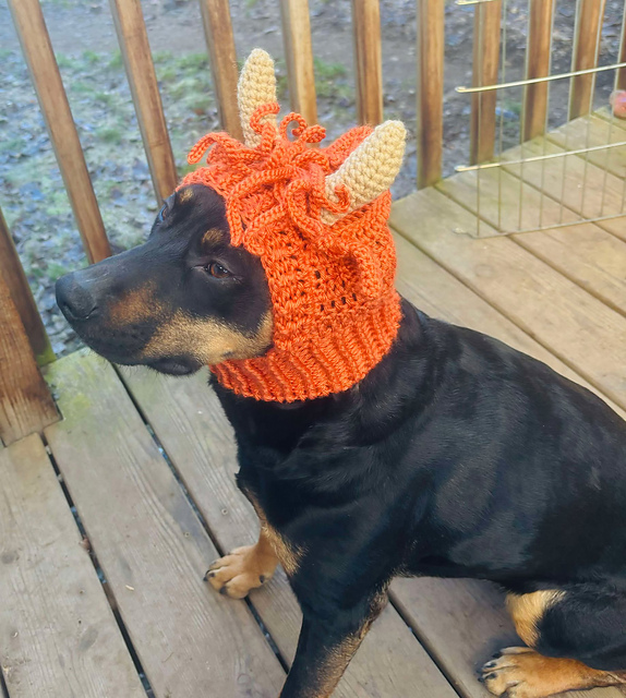 Highland Cow Dog Cowl