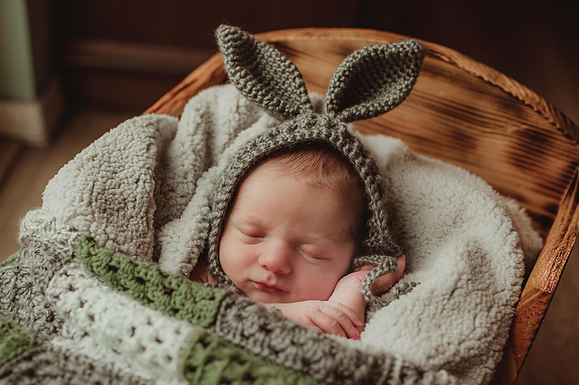 Newborn Bunny Bonnet
