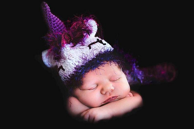 Newborn Unicorn Cape