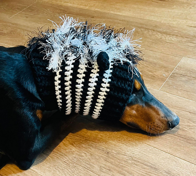 Zebra Dog Snood