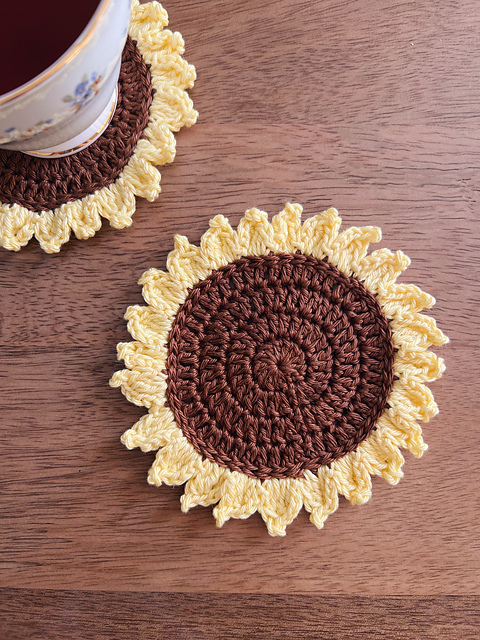 Sunflower Coaster