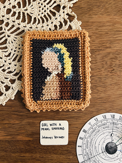 Ravelry: Girl With A Pearl Earring pattern by Amber Faull-Cryan