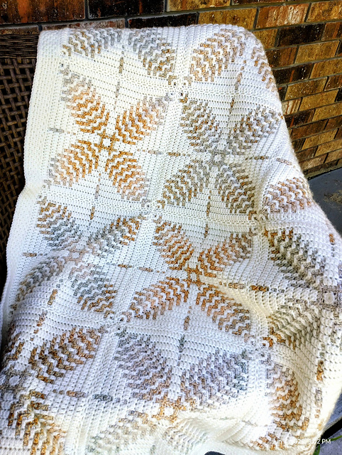 Pinecone Square Overlay Mosaic