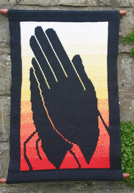Tapestry Crochet Wall Hanging - Faith