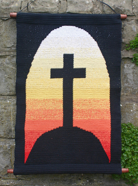 Tapestry Crochet Wall Hanging - Hope