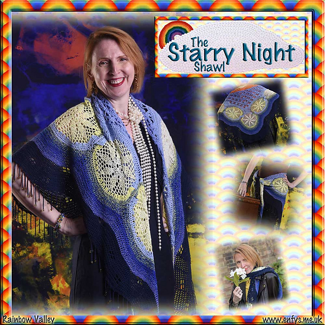 The Starry Night Shawl