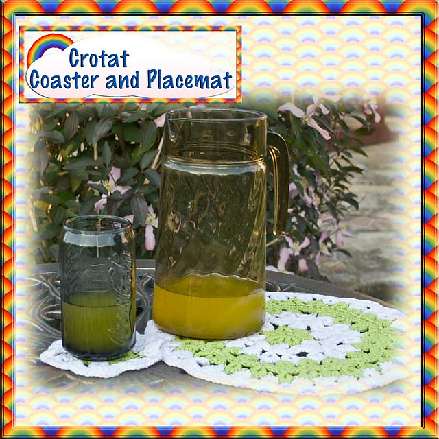 Crotat Coasters and Placemat