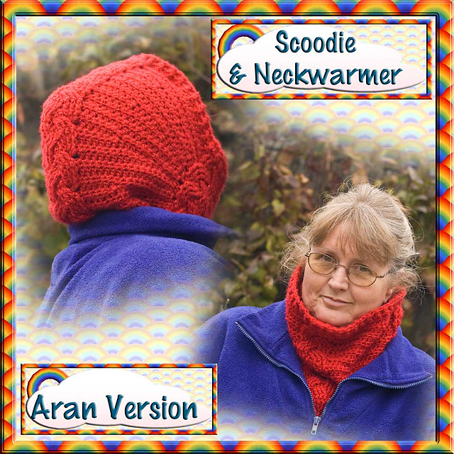 Cosy Cables Scoodie and Neckwarmer (Aran)
