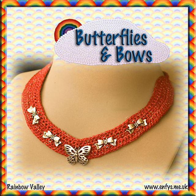 Butterflies & Bows choker