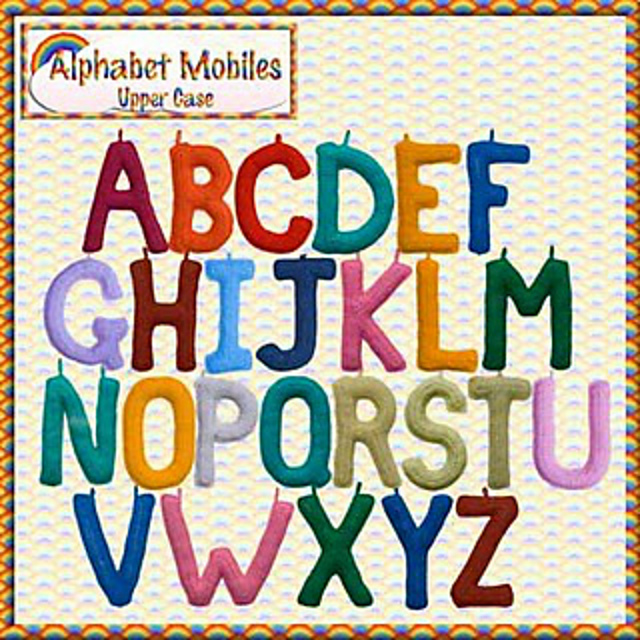 Ravelry: Alphabet Mobiles - Upper Case pattern by Helen Free