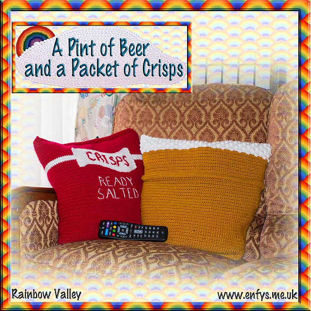Beer & Crisps Cushions