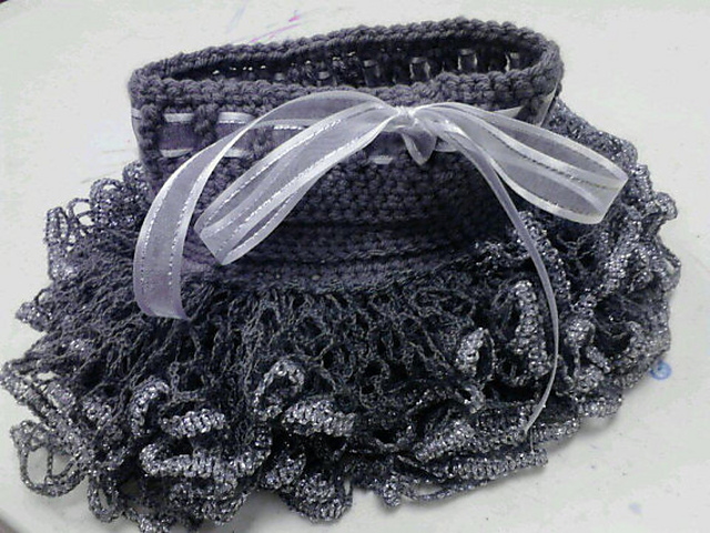Carrie's Crocheted Ruffle Skirt