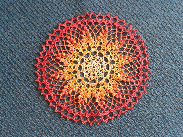 Japanese gentian Doily