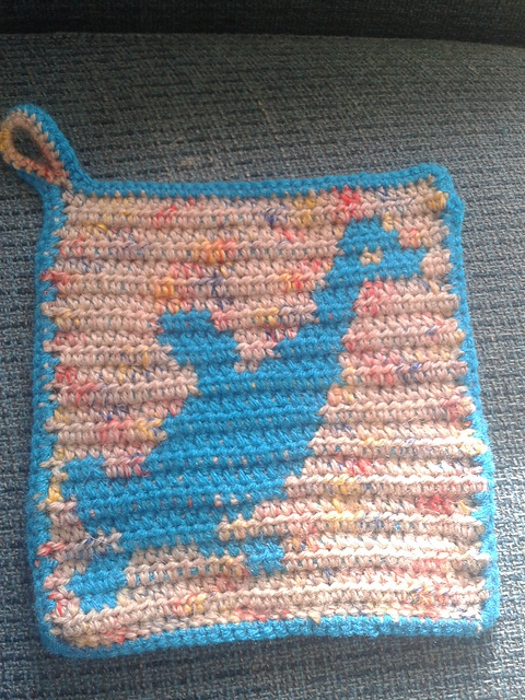 Duckling Potholder #9059