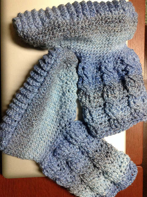 Rows of Cables Boot Slippers