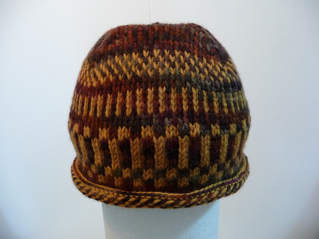 Hat in Variegated Yarns