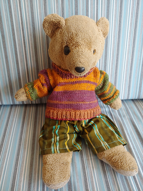 Teddy pumpkin sweater