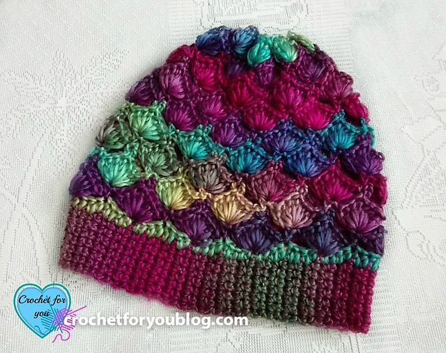 Shell N Picots Slouch Hat