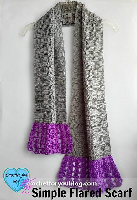 Simple Flared Scarf