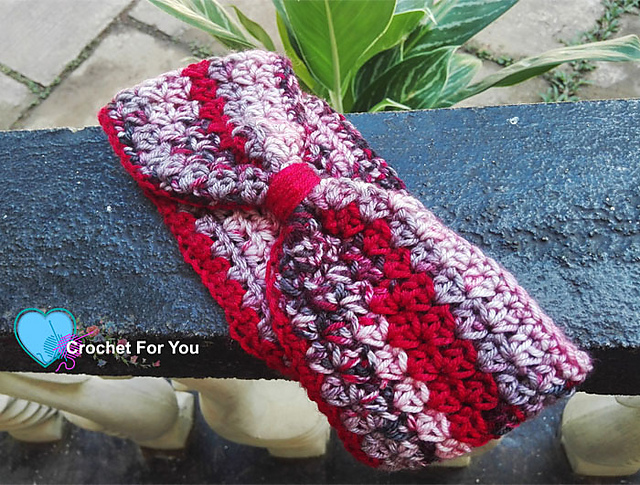 Winter's Cerise Headband