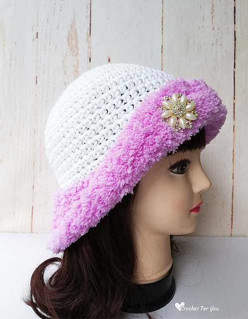 Winter Fluffy Brim Hat