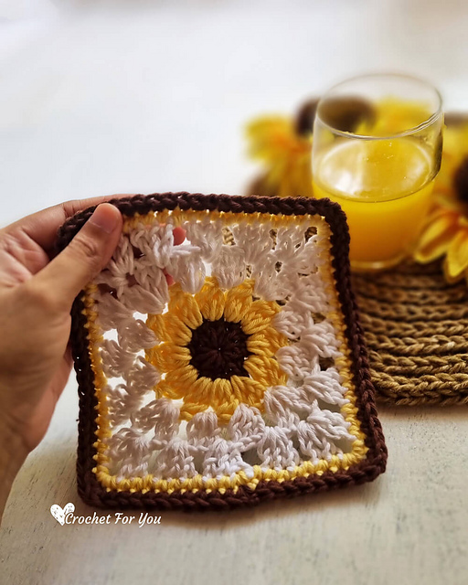 Sunflower Granny Square