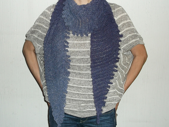 Soft Garter Scarf