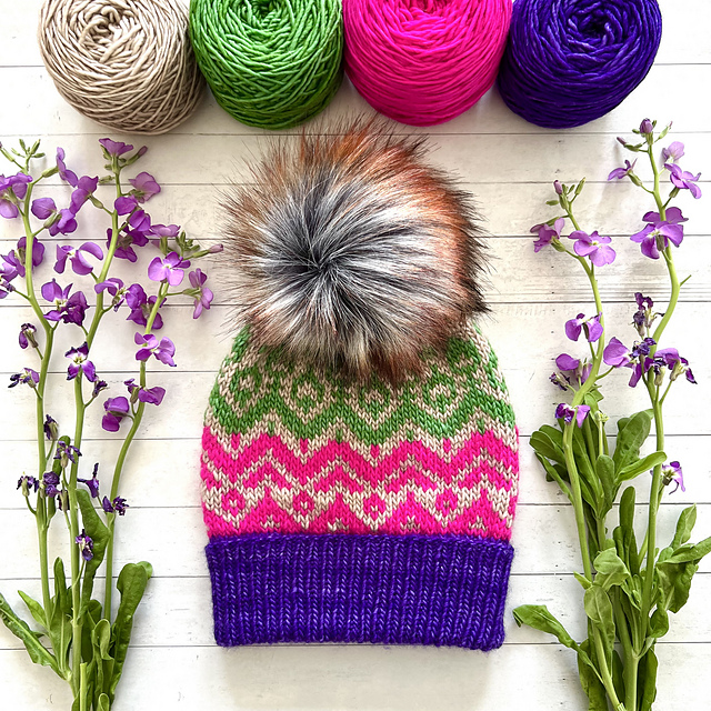 Technicolor Beanie