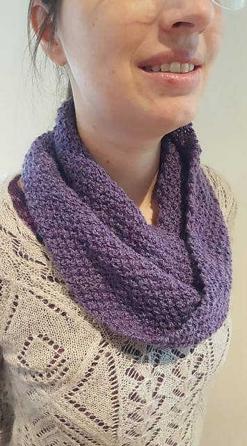 Moss Stitch Cowl
