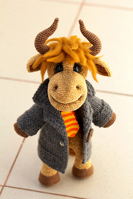 Bull in a coat