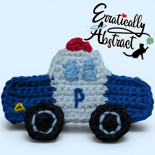 Police Car Applique