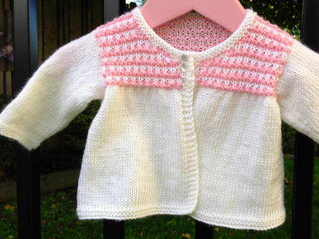 Sea Shells: Coat with Patterned yoke