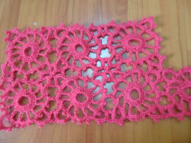 Ezekiel's Wheels Shawl