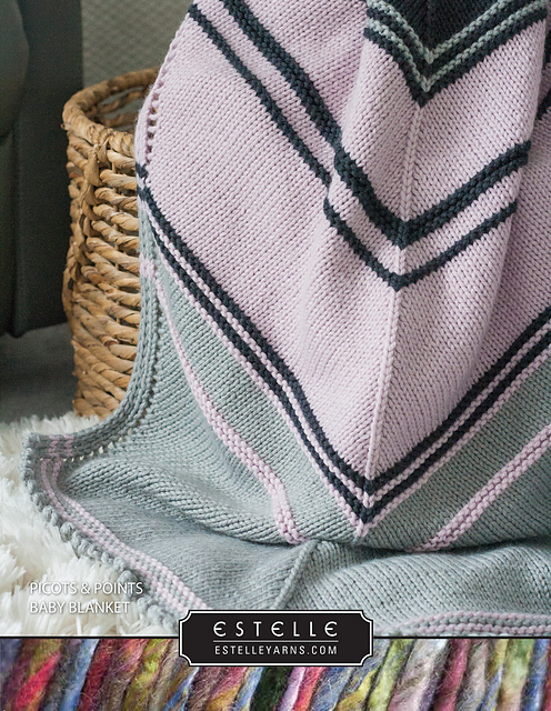 Picots and Points Baby Blanket