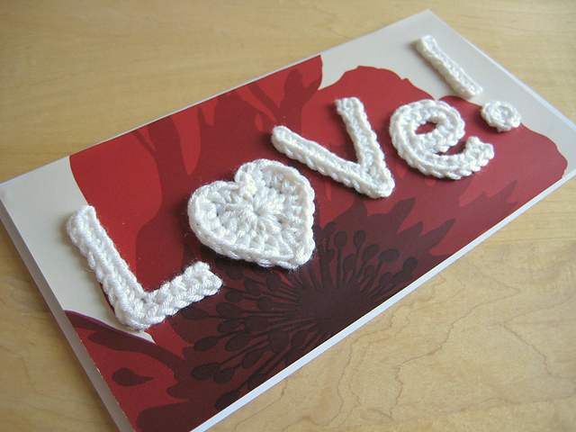 Love! Letters for Card or Applique