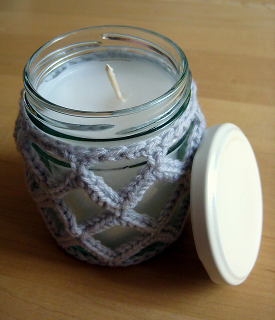 Lattice Jar Candle Cover