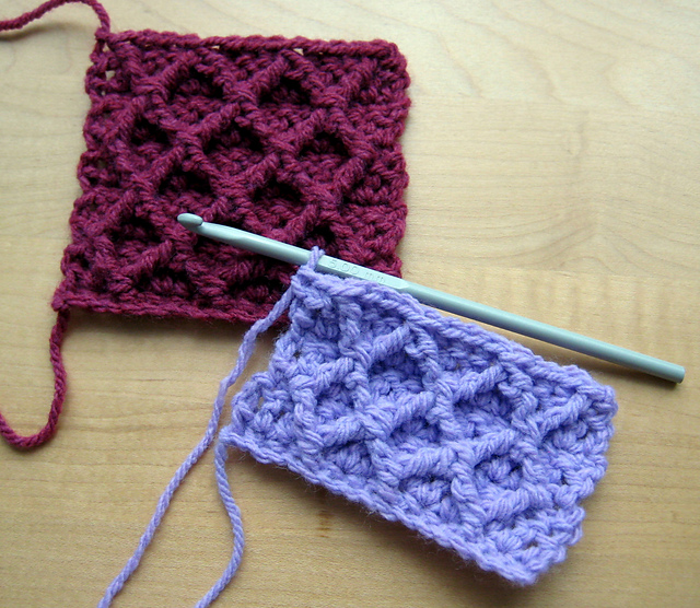 Diamond Trellis Stitch