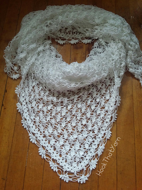 Triangular Noriega Shawl