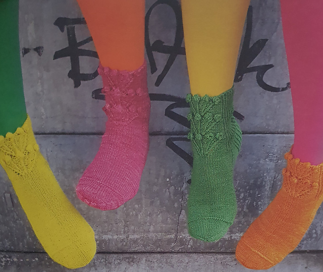 Sockan Färgglada Julia